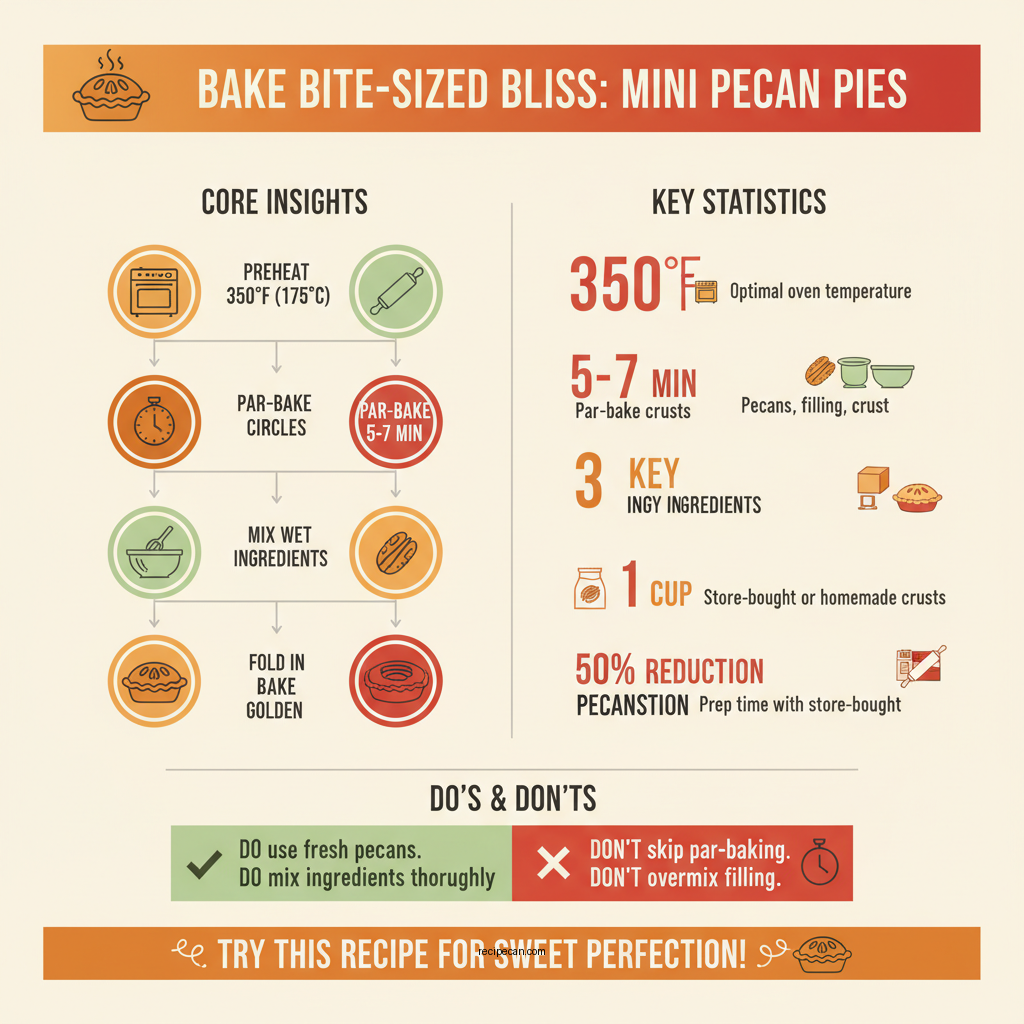 mini pecan pie recipe - Data Infographic and Statistics