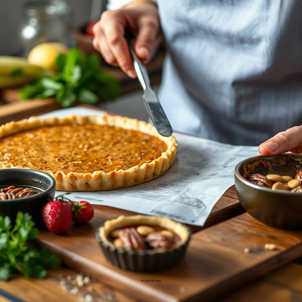 Preparing the Tart Crust - mini pecan tart recipe