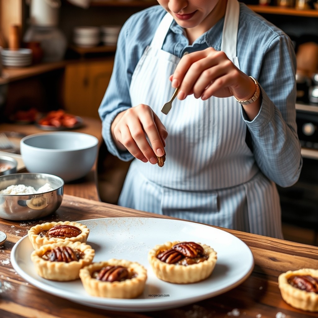 Step-by-Step Instructions for the Crust - mini pecan tarts recipe