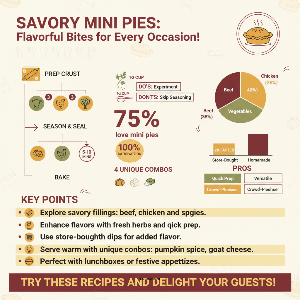 mini pie recipes - Data Infographic and Statistics