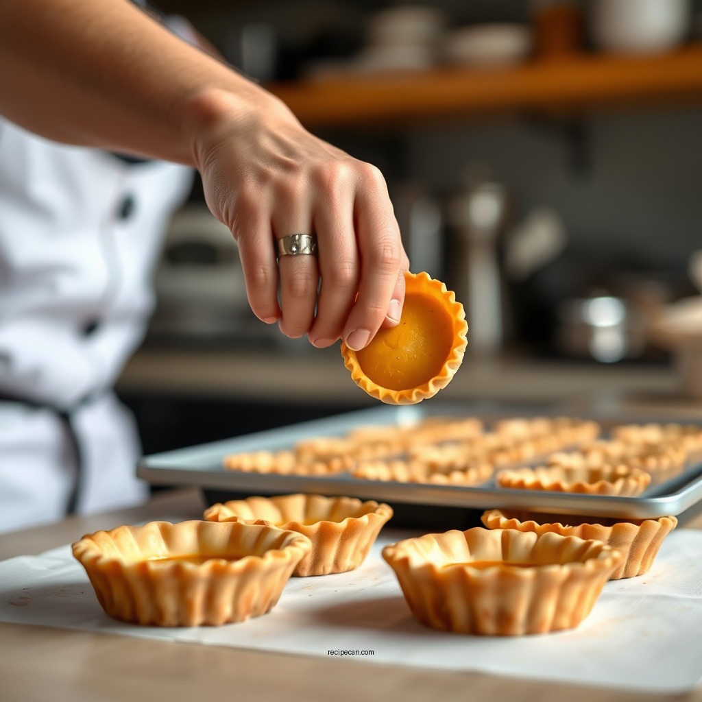 Step-by-Step Preparation - mini tart shell recipe