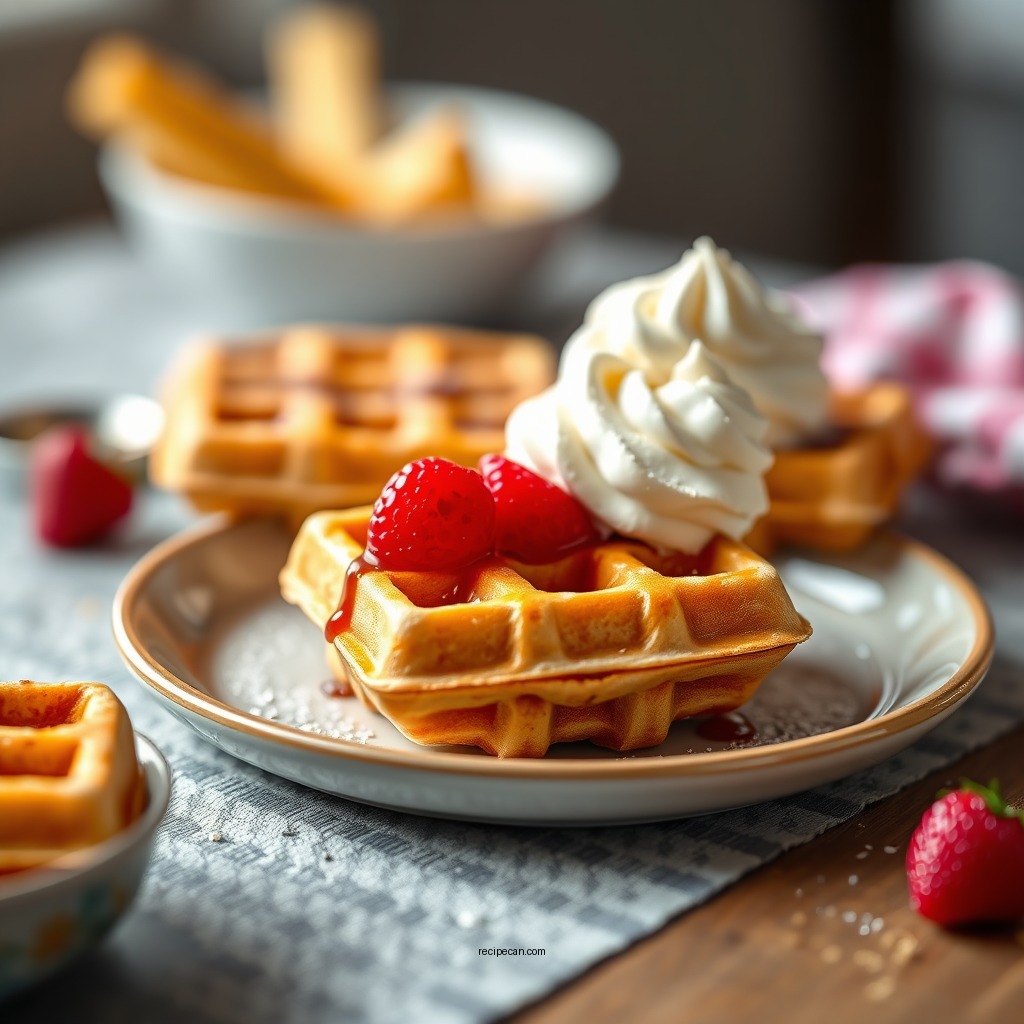 Sweet Mini Waffle Variations - mini waffle recipes