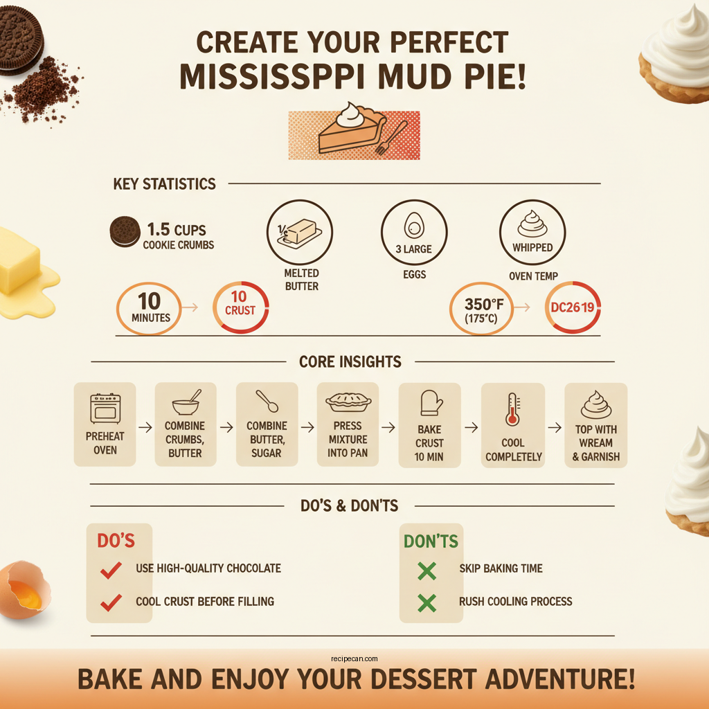mississippi mud pie recipe - Data Infographic and Statistics