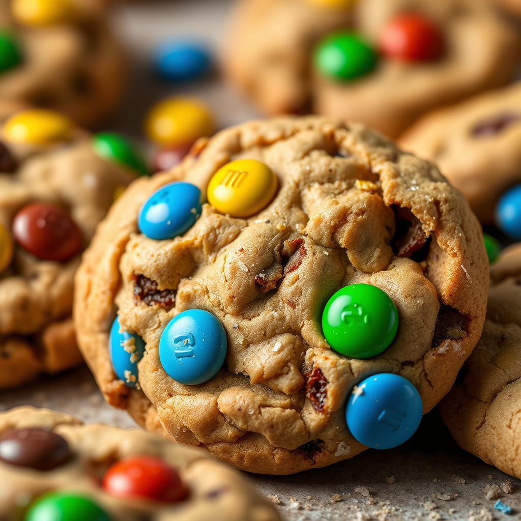 Gluten-Free M&M Cookies - m&m cookie recipes