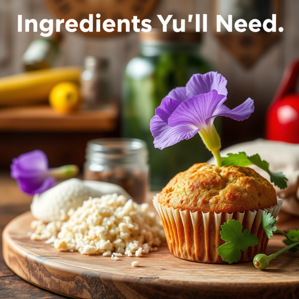 Ingredients You'll Need - morning glory muffin recipe