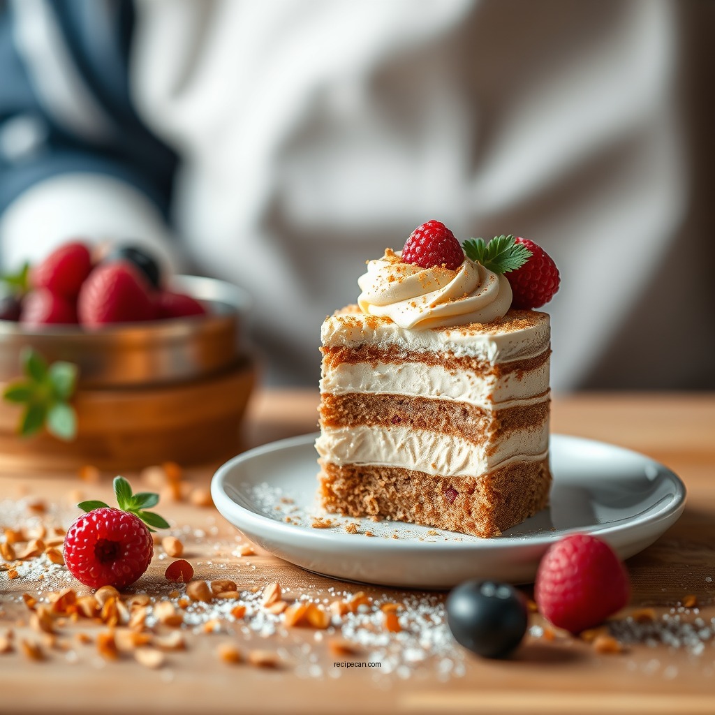 Making the Mousse Filling - mousse cake recipe