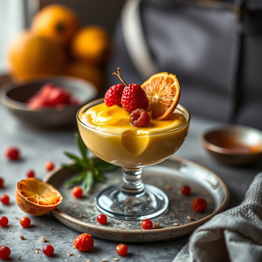 Making the Mousse - mousse de maracuja recipe