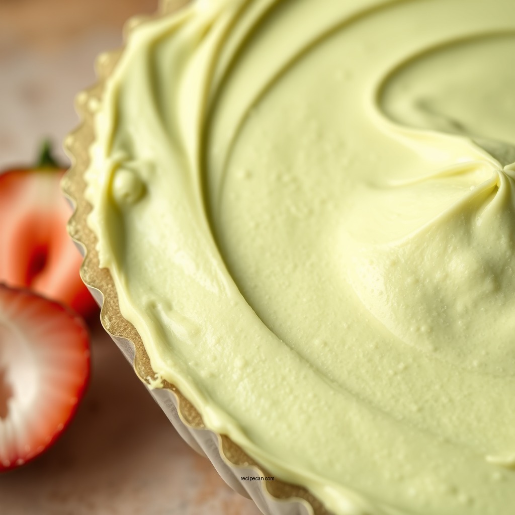 Making the Mousse Filling - mousse pie recipe