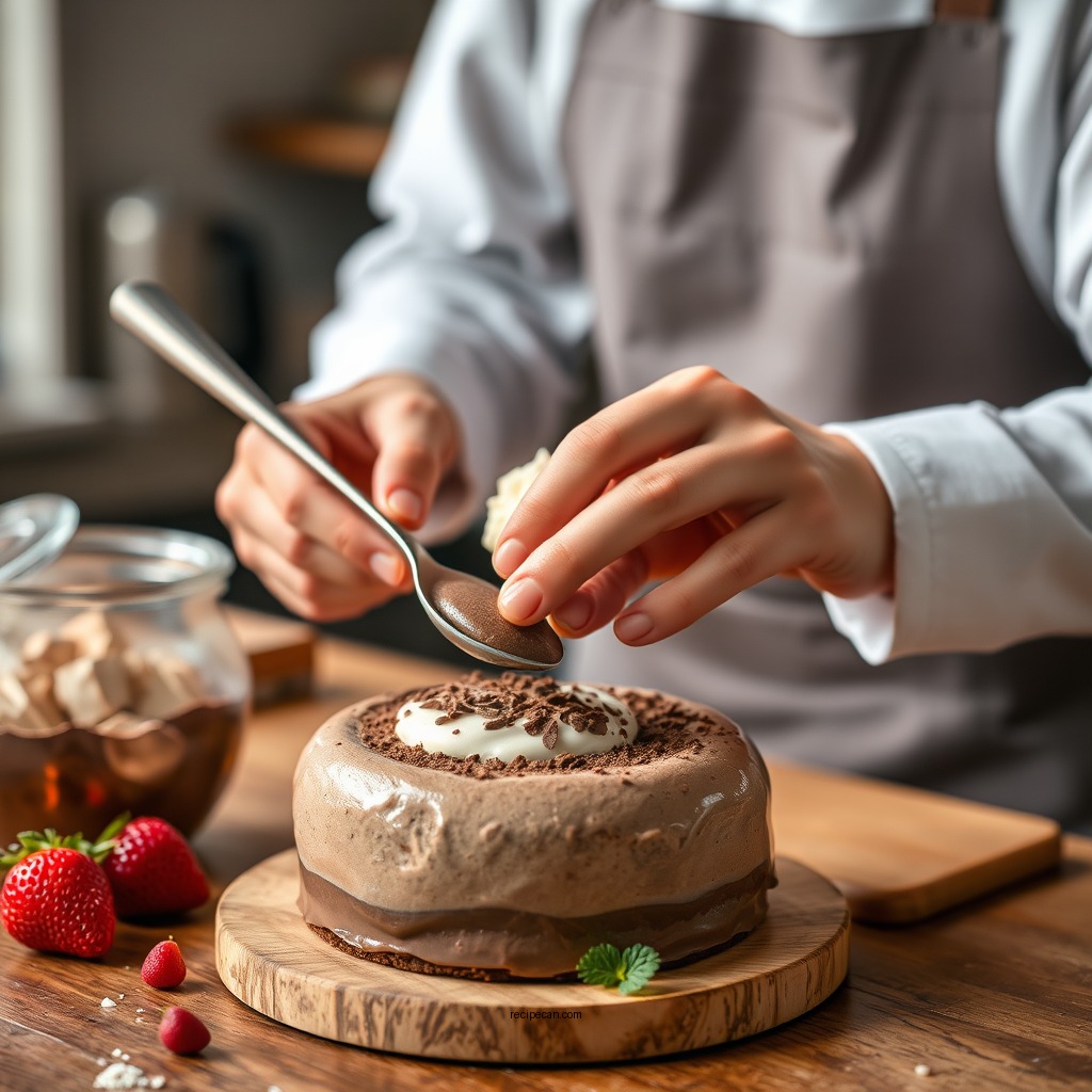 Step-by-Step Preparation - mousse recipe easy chocolate