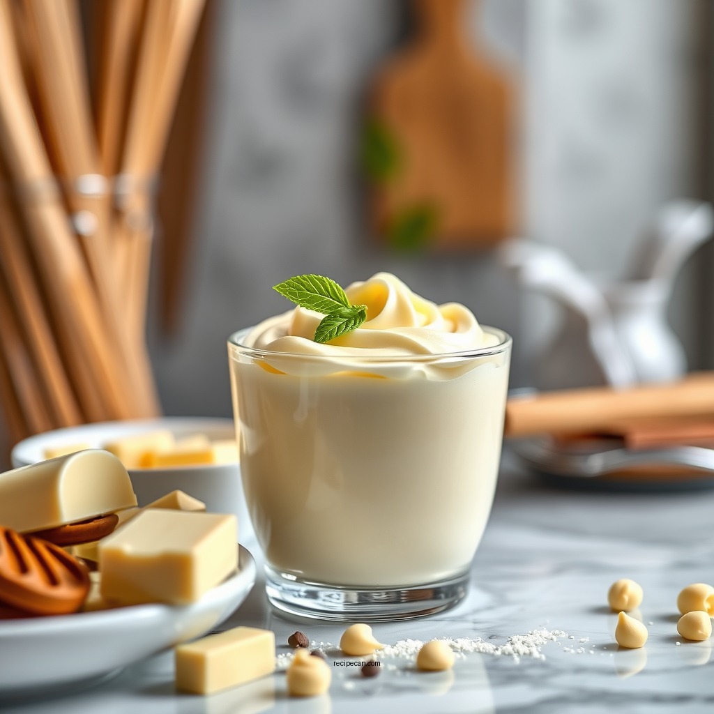 Ingredients Needed for White Chocolate Mousse - mousse recipe white chocolate