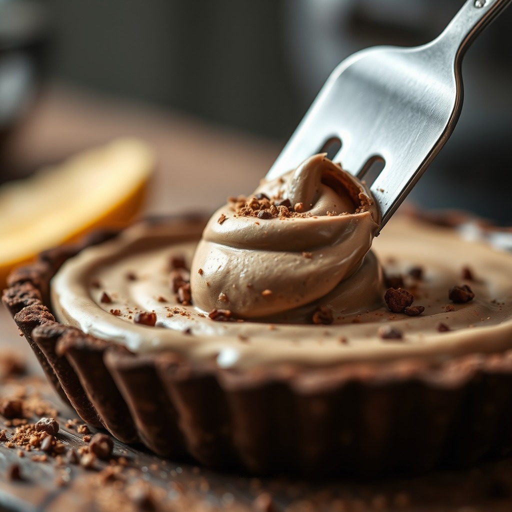 Making the Filling - mud pie recipe