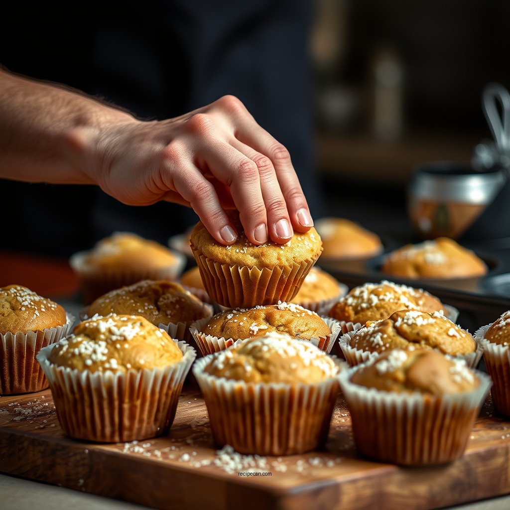 Step-by-Step Muffin Preparation - muffin recipe almond meal