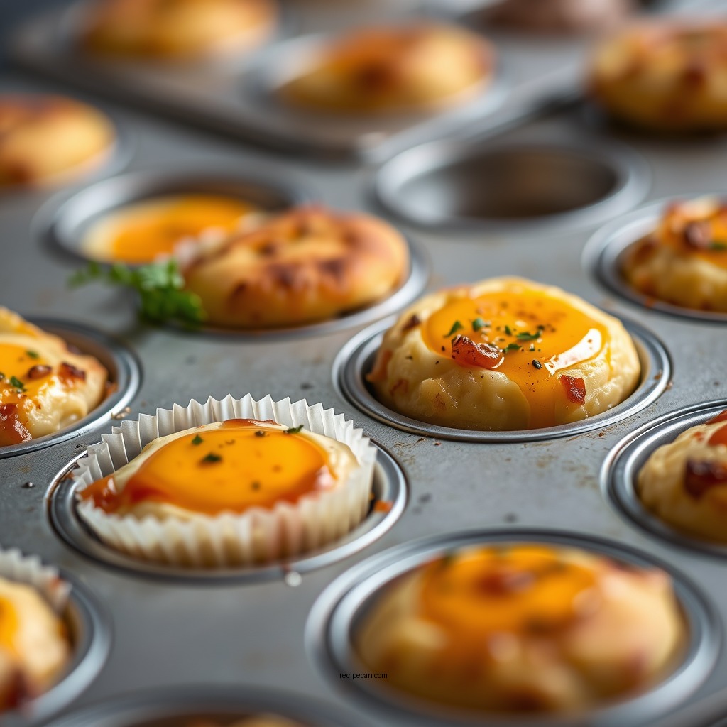 Southwest Egg Muffins - muffin tin egg recipes