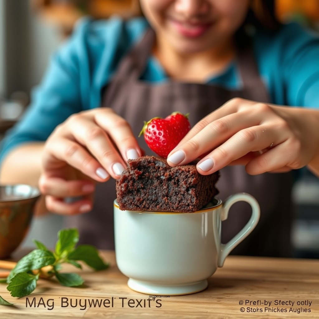 Step-by-Step Instructions - mug brownie recipe