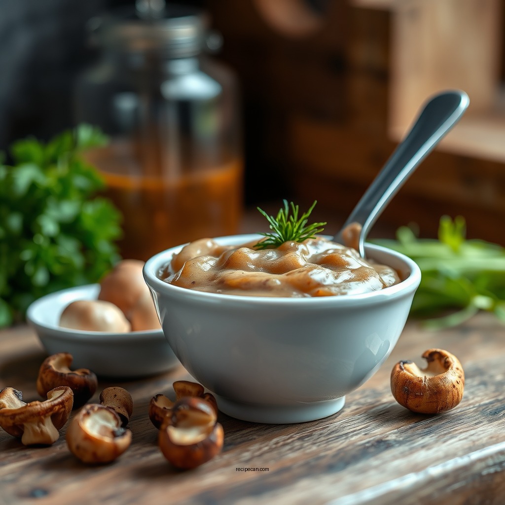 Ingredients You’ll Need - mushroom sauce recipe