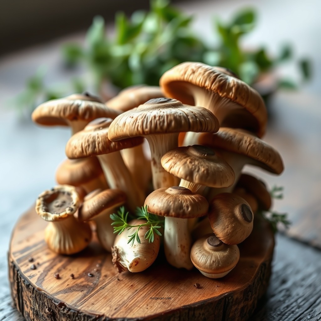 Choosing the Right Mushrooms - mushroom tart recipe