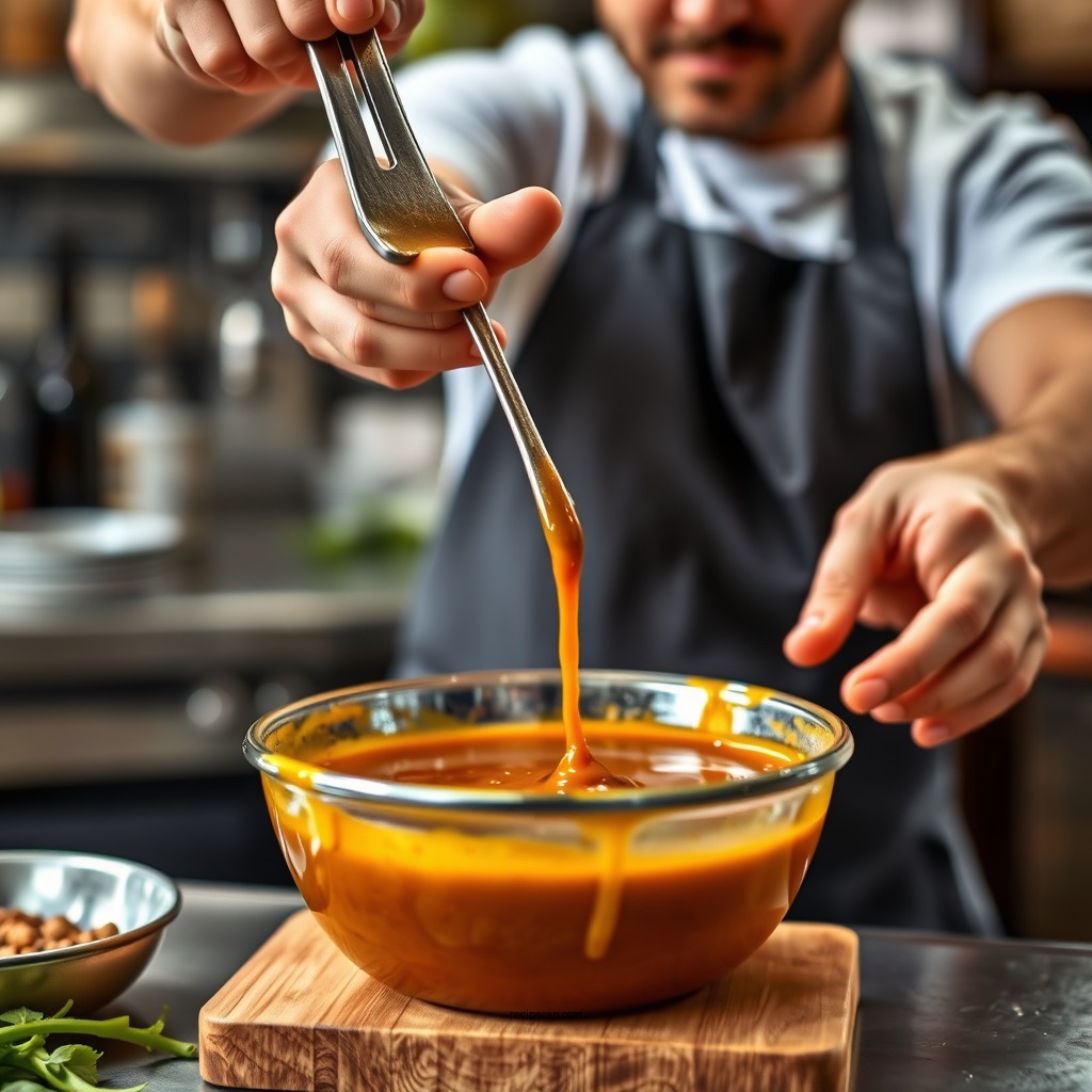 Step-by-Step Preparation - mustard bbq sauce recipe