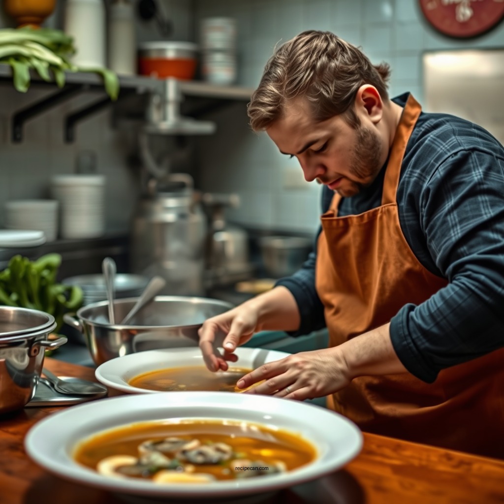Preparing the Base - new orleans oyster soup recipe