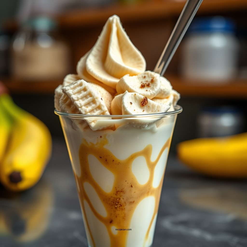 Peanut Butter Banana Ice Cream - ninja creami banana ice cream recipes