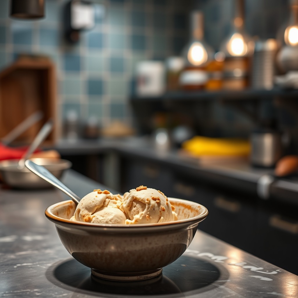 Preparing the Base - ninja creami peanut butter ice cream recipe