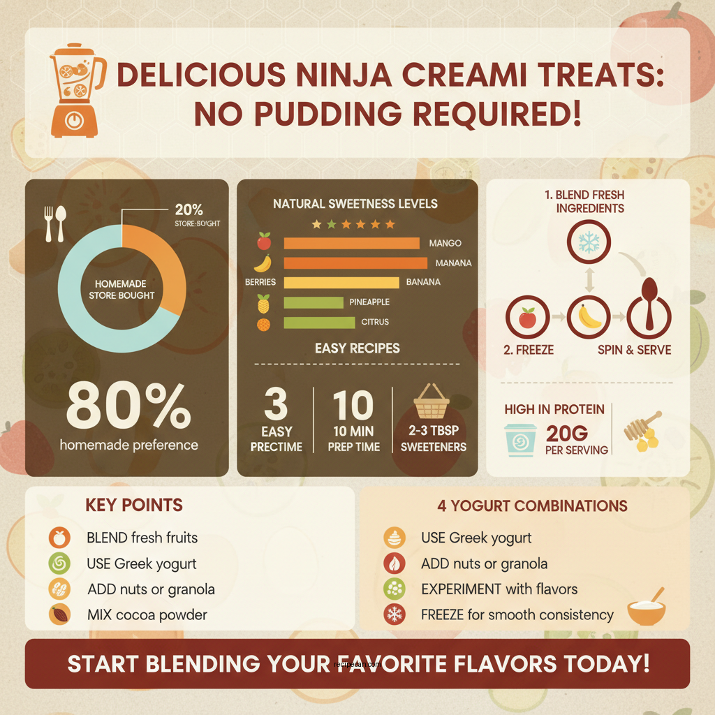ninja creami recipes without pudding mix - Data Infographic and Statistics