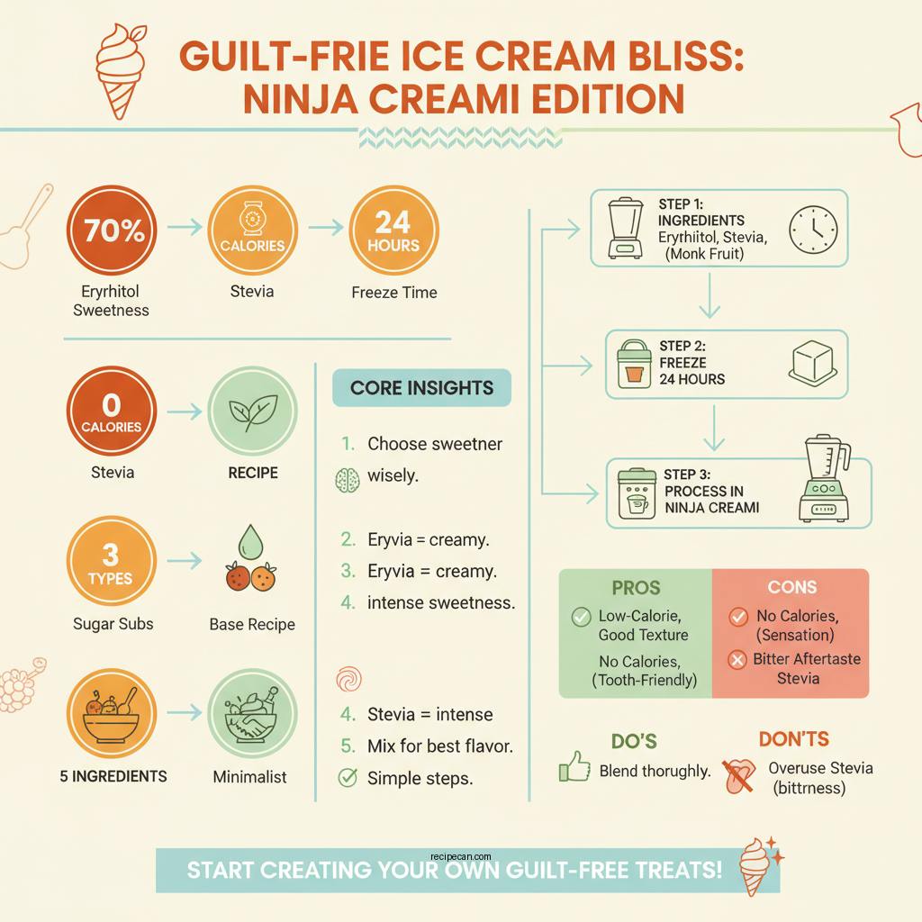 ninja creami sugar free ice cream recipes - Data Infographic and Statistics