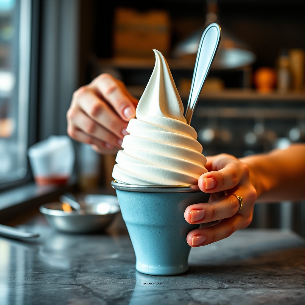 Step-by-Step Preparation - ninja soft serve ice cream recipe