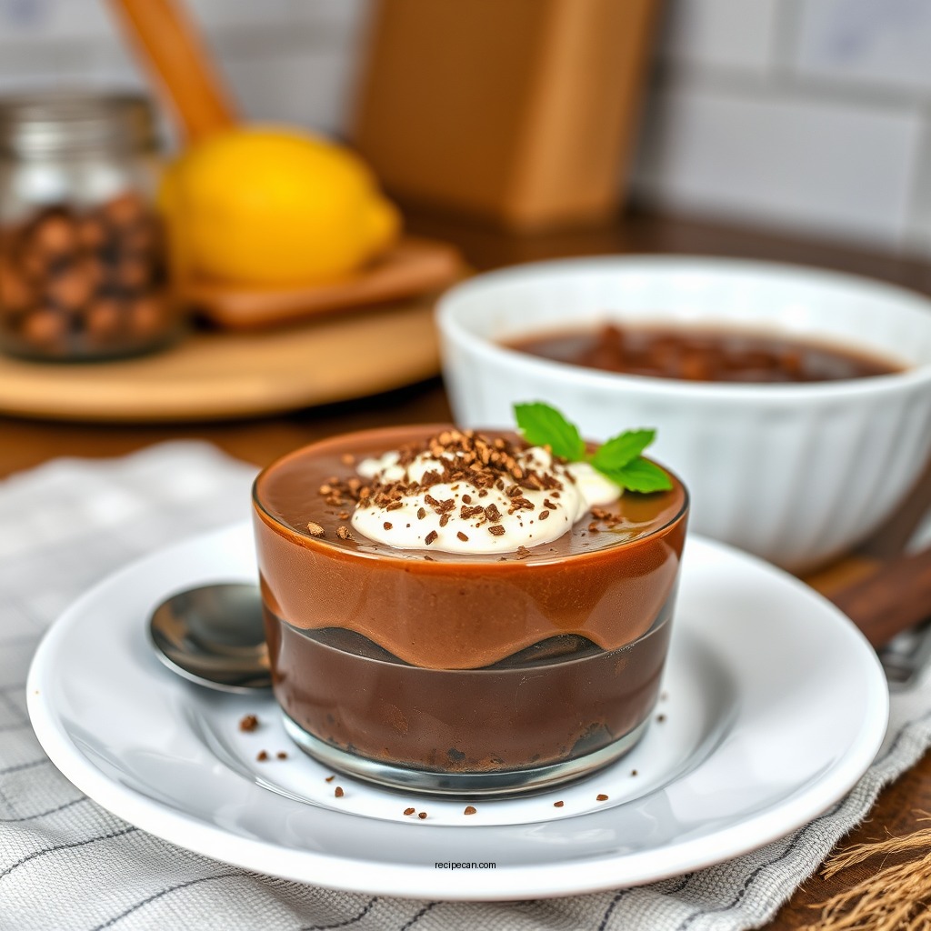 Classic Chocolate No Egg Pudding - no egg pudding recipes