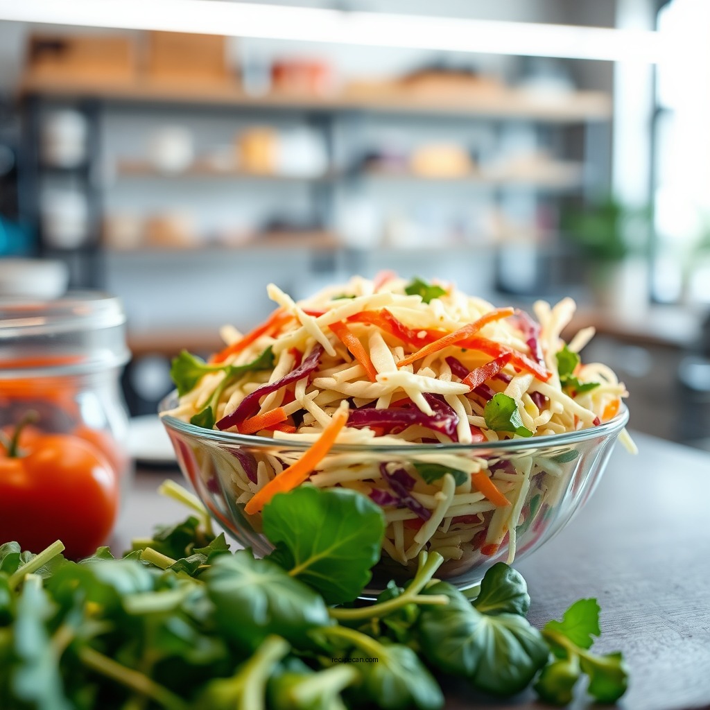 Ingredients You'll Need - no mayonnaise coleslaw recipe