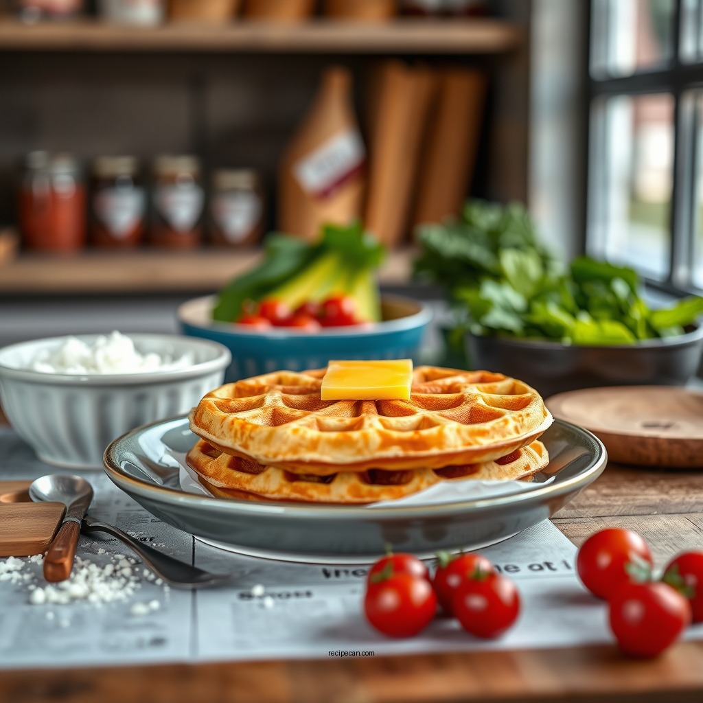 Ingredients You'll Need - no milk waffle recipe