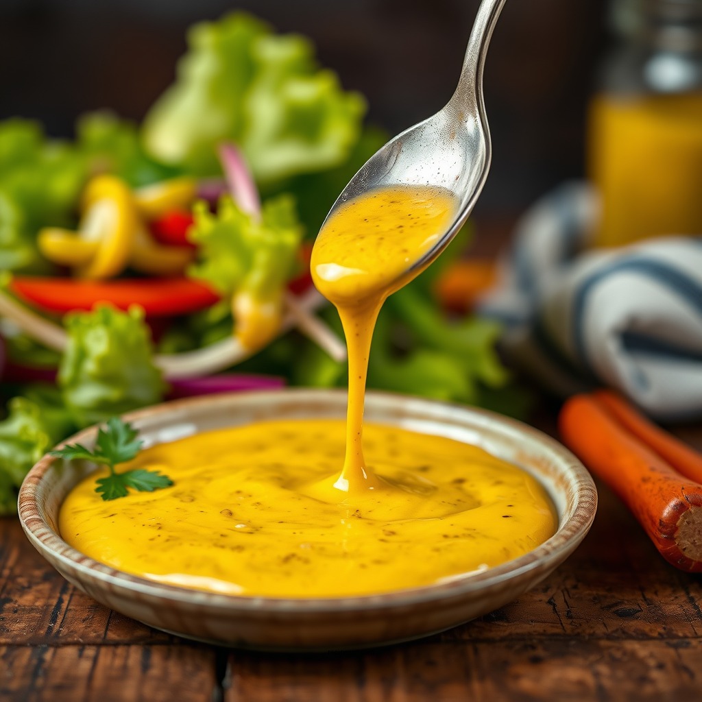 Tangy Mustard Dressing - no sodium salad dressing recipes