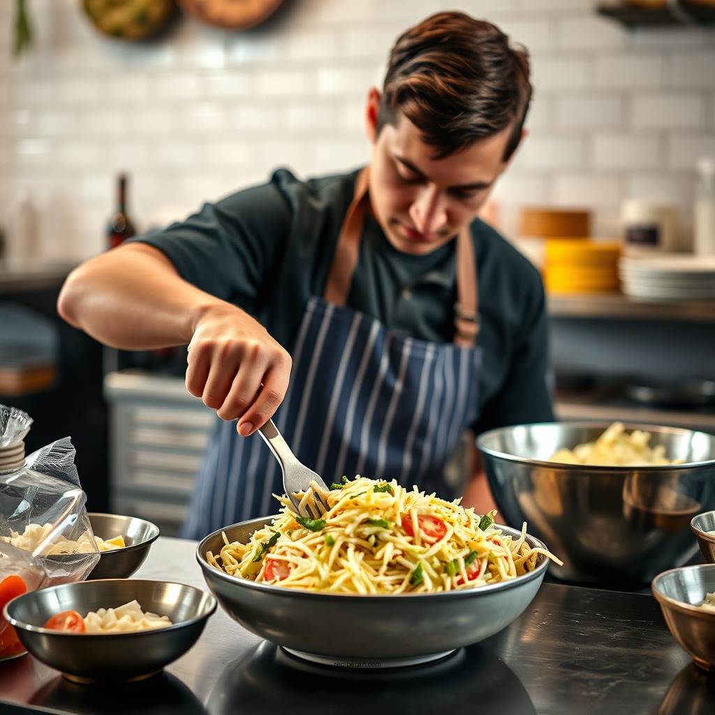 Step-by-Step Recipe Instructions - non mayo coleslaw recipe