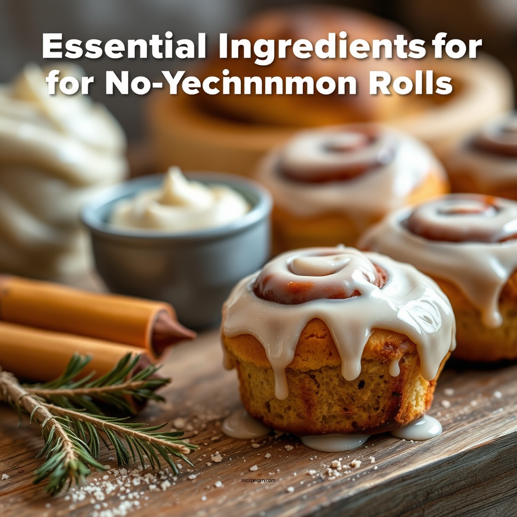 Essential Ingredients for Non-Yeast Cinnamon Rolls - non yeast cinnamon roll recipe