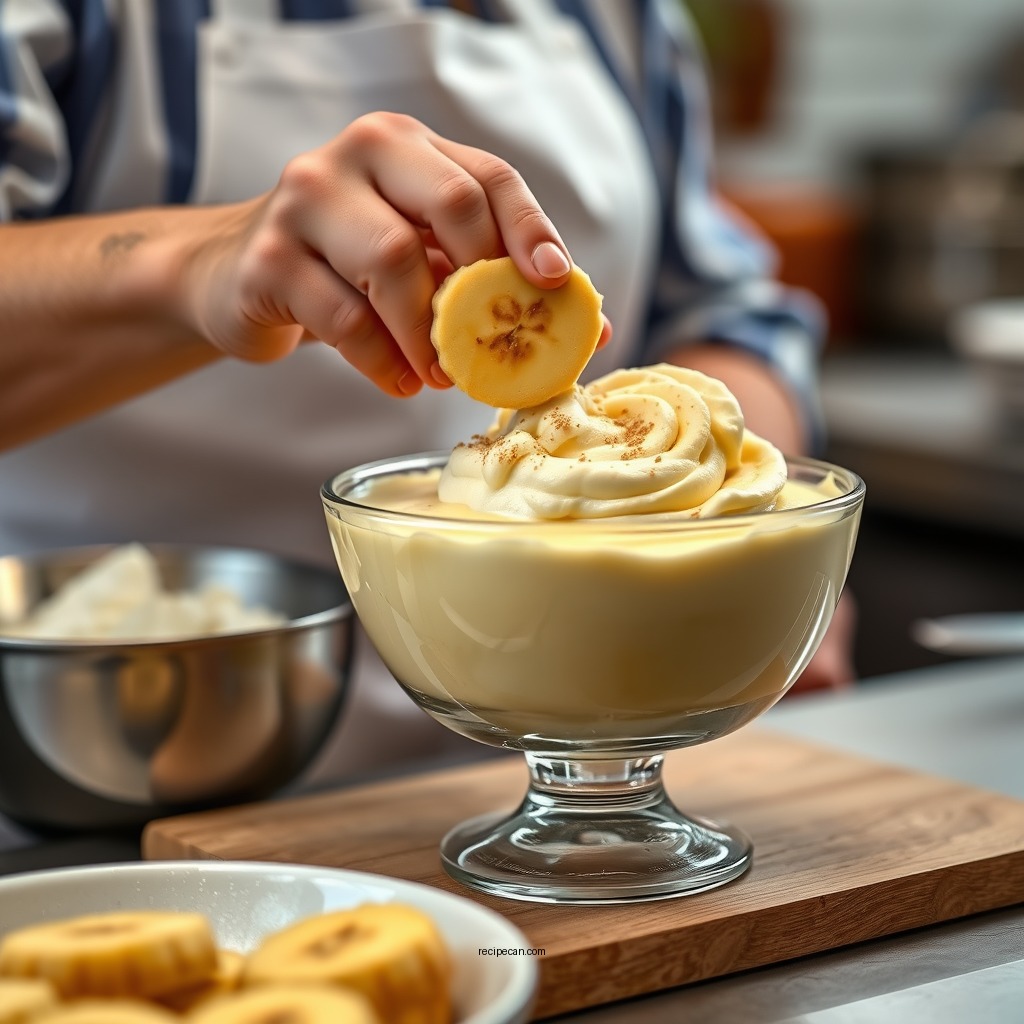 Preparing the Pudding - not your mama's banana pudding recipe by paula deen
