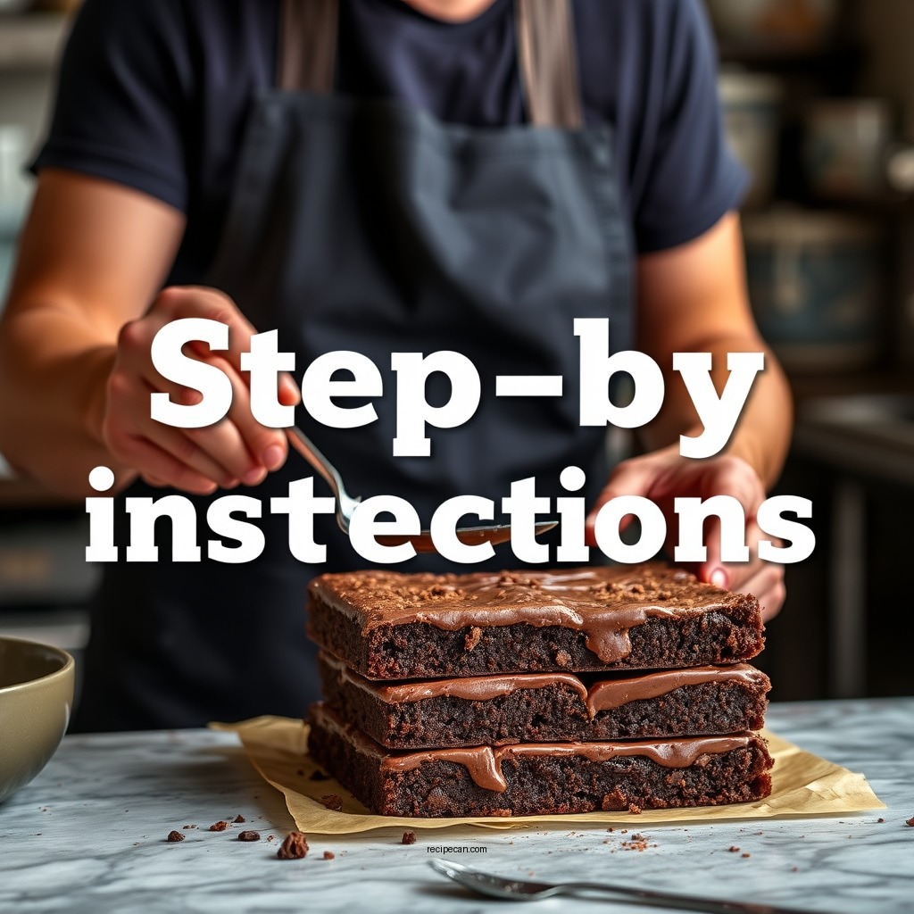 Step-by-Step Instructions - nutella brownies recipe