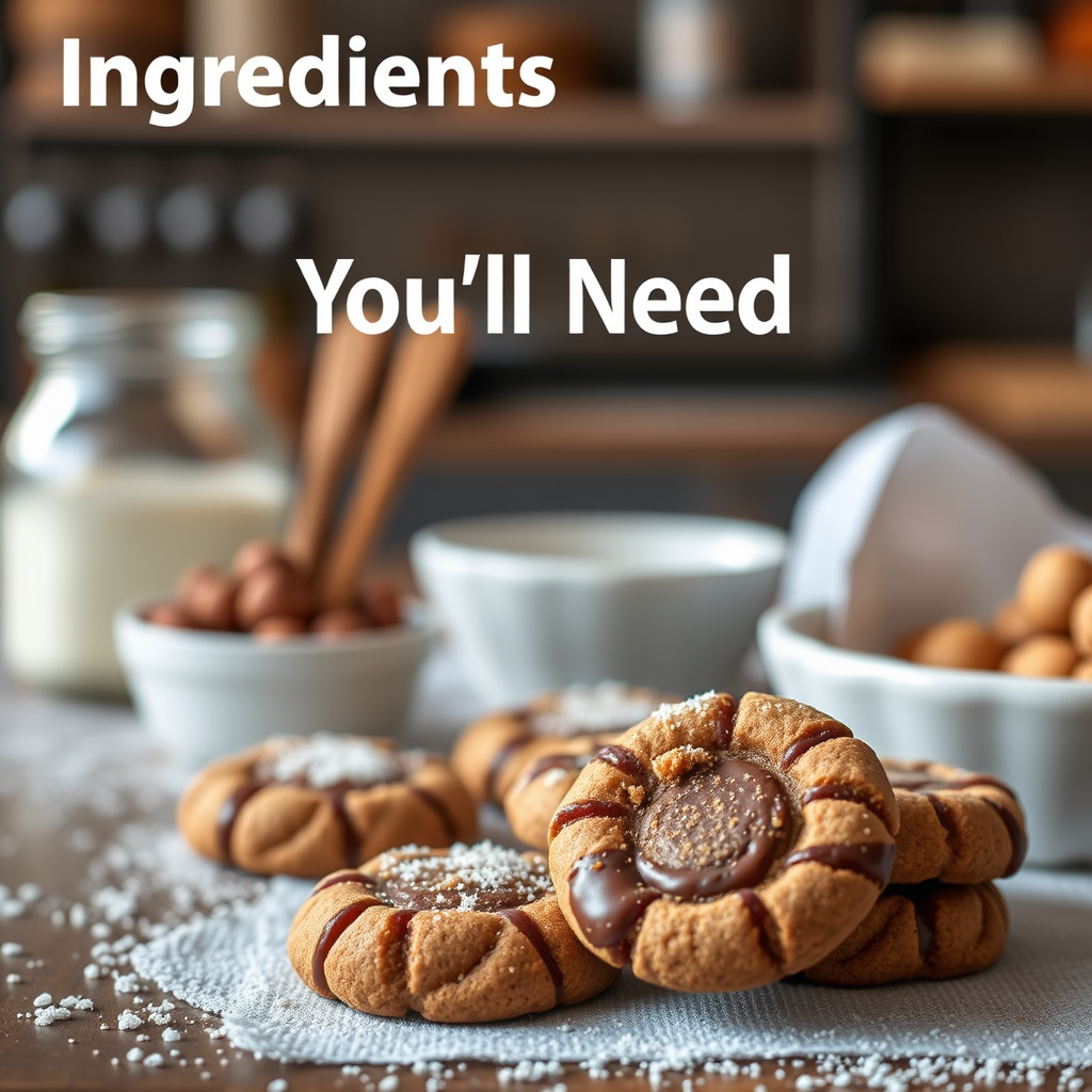 Ingredients You'll Need - nutella cookies recipe