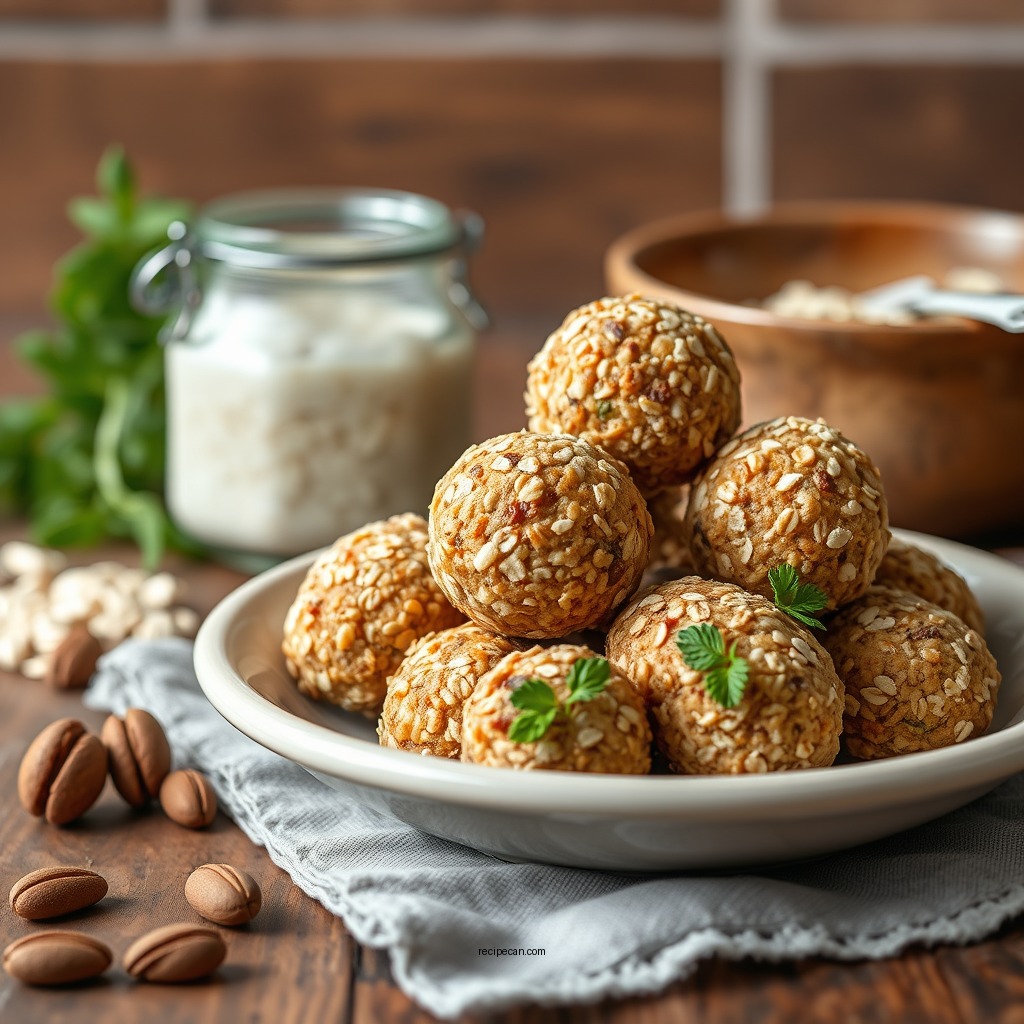 What You'll Need: Ingredients for Oat Balls - oat ball recipe