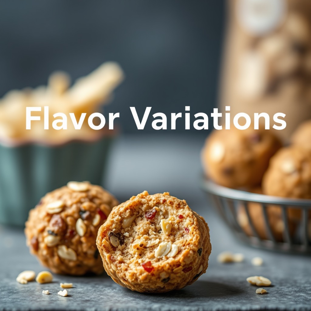 Flavor Variations to Try - oat balls recipe