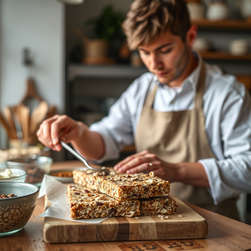 Step-by-Step Preparation - oat bar recipe