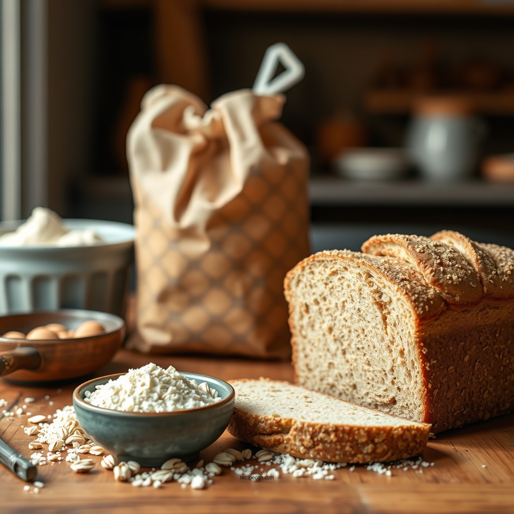 Ingredients You’ll Need - oat flour bread recipe