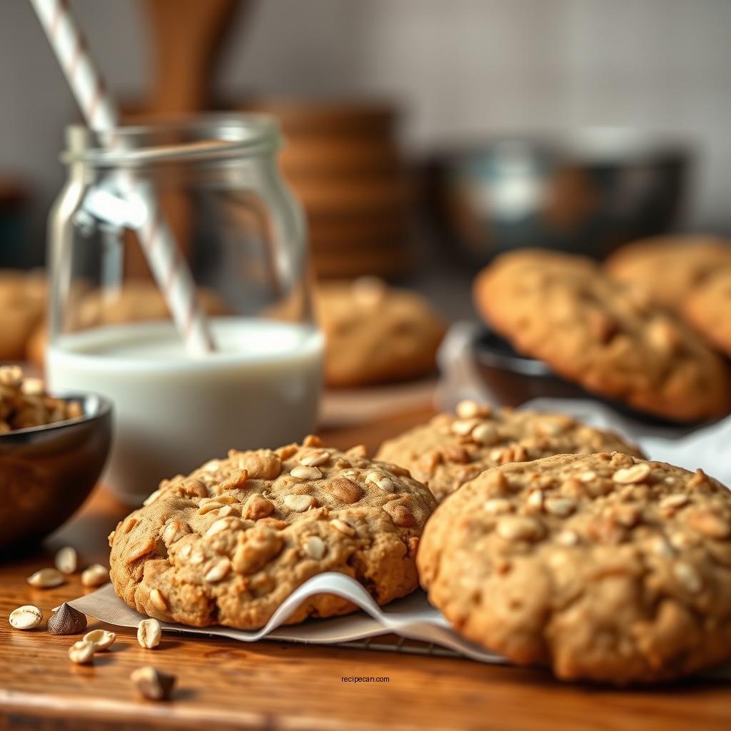 Healthy Oat Flour Peanut Butter Cookies - oat flour cookie recipes