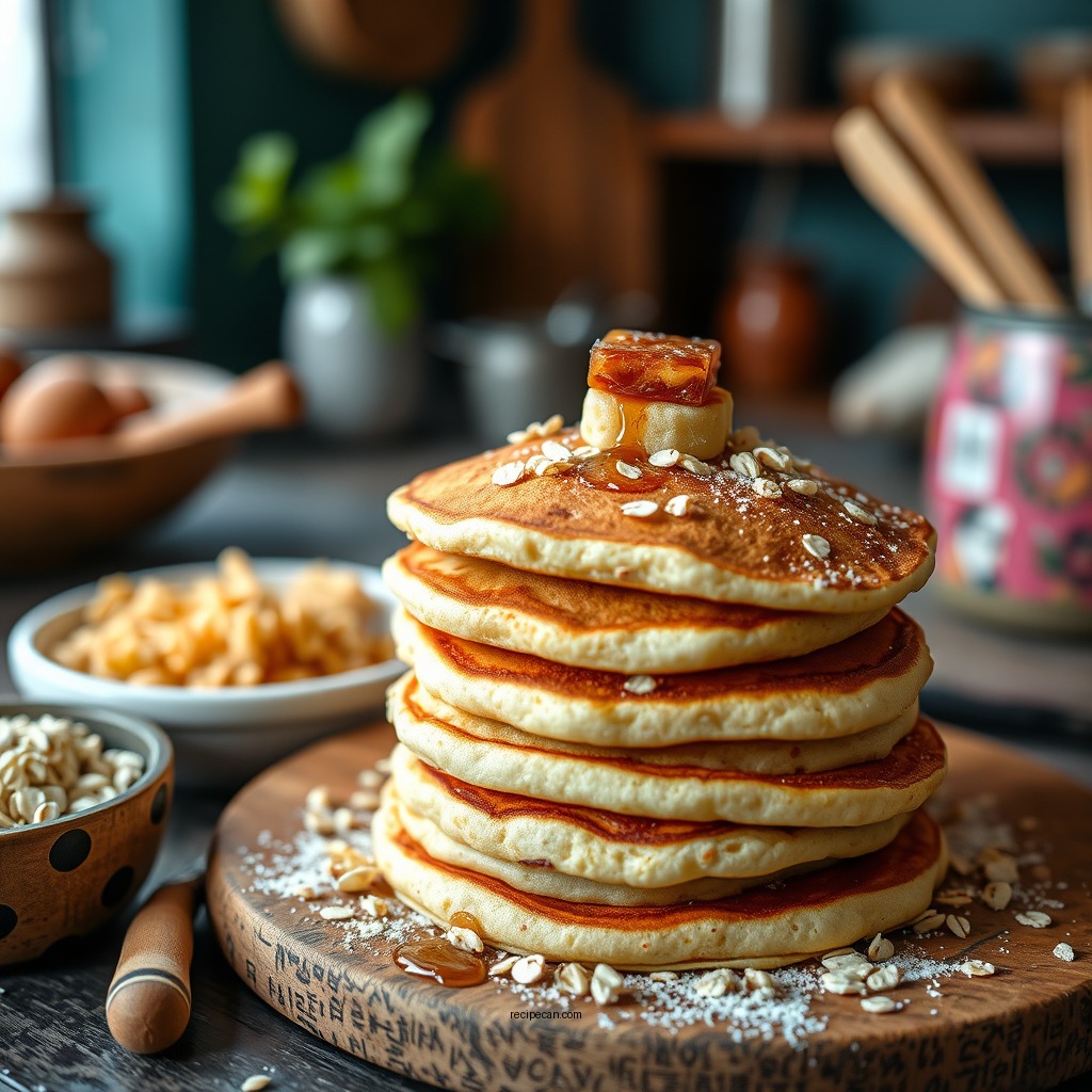 Key Ingredients for Oat Flour Pancakes - oat flour pancake recipe