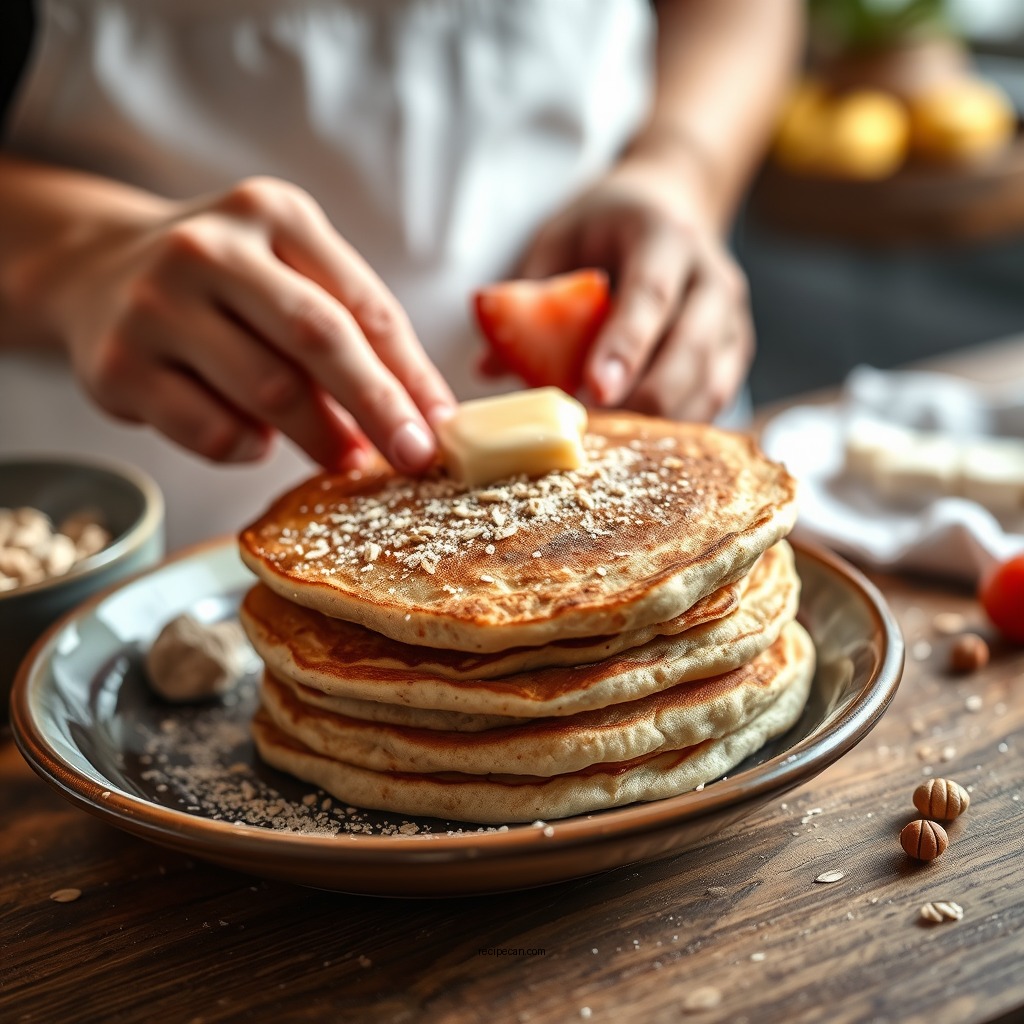 Step-by-Step Instructions - oat flour pancakes recipe