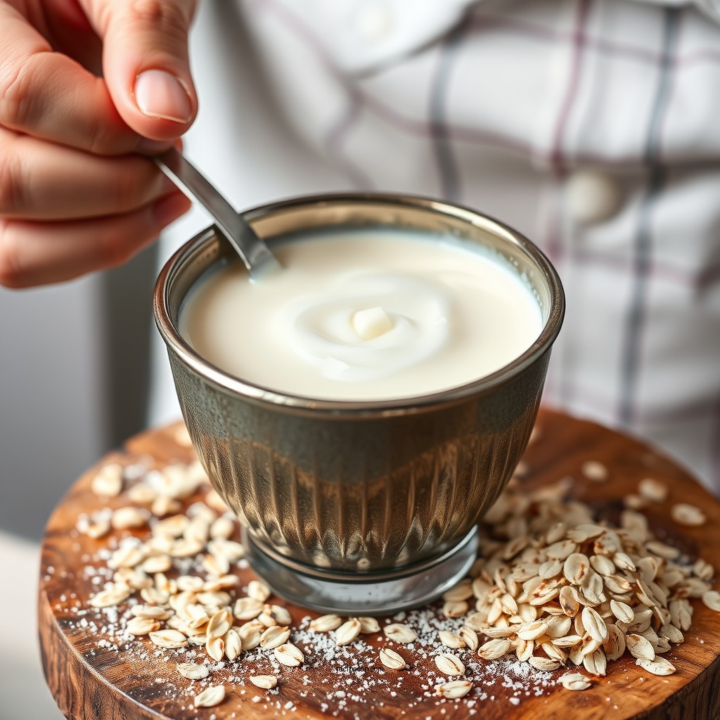 Strain the Mixture - oat milk recipe