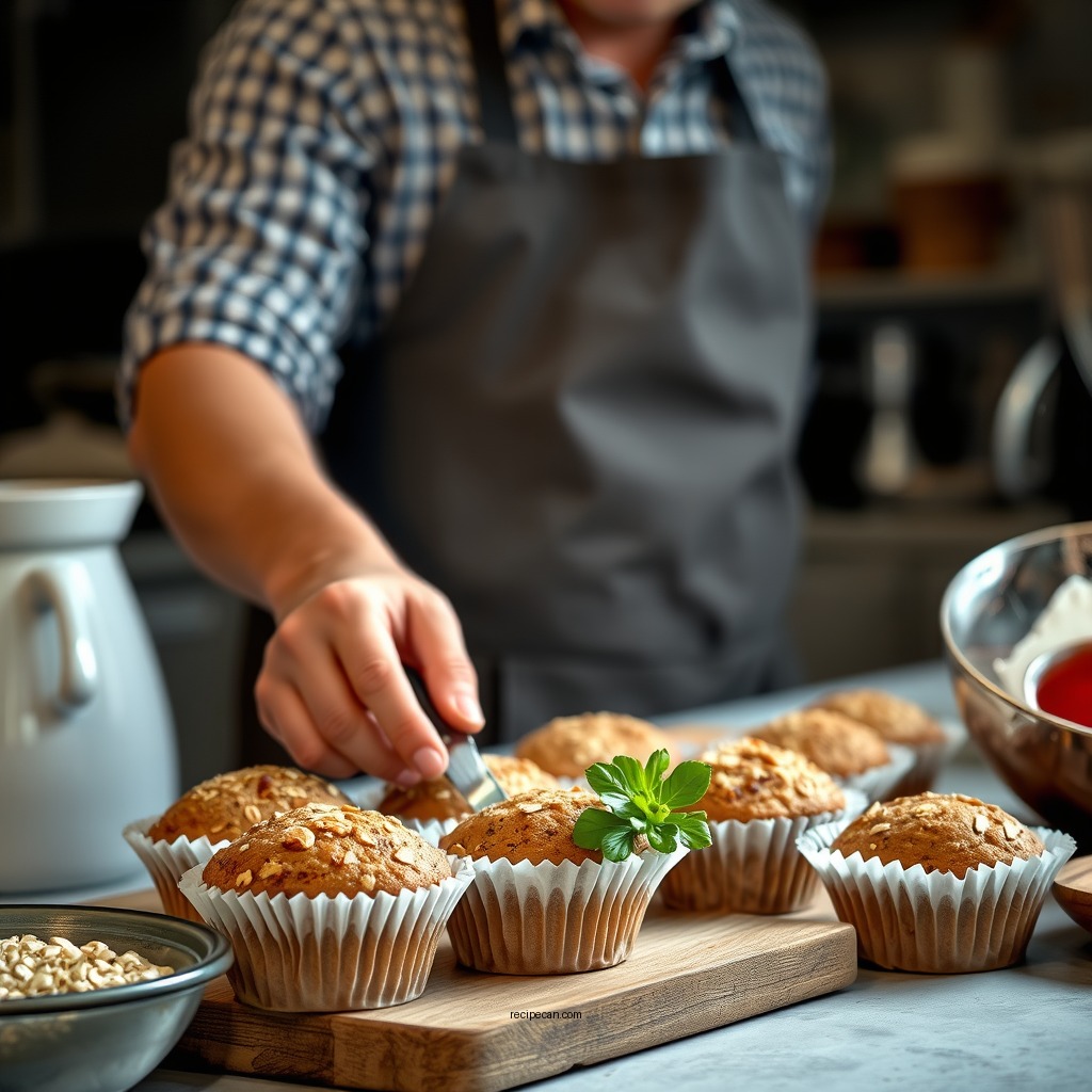 Preparation Steps - oat muffins recipe