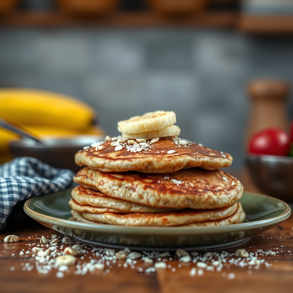 Banana Oat Pancakes - oat pancake recipes