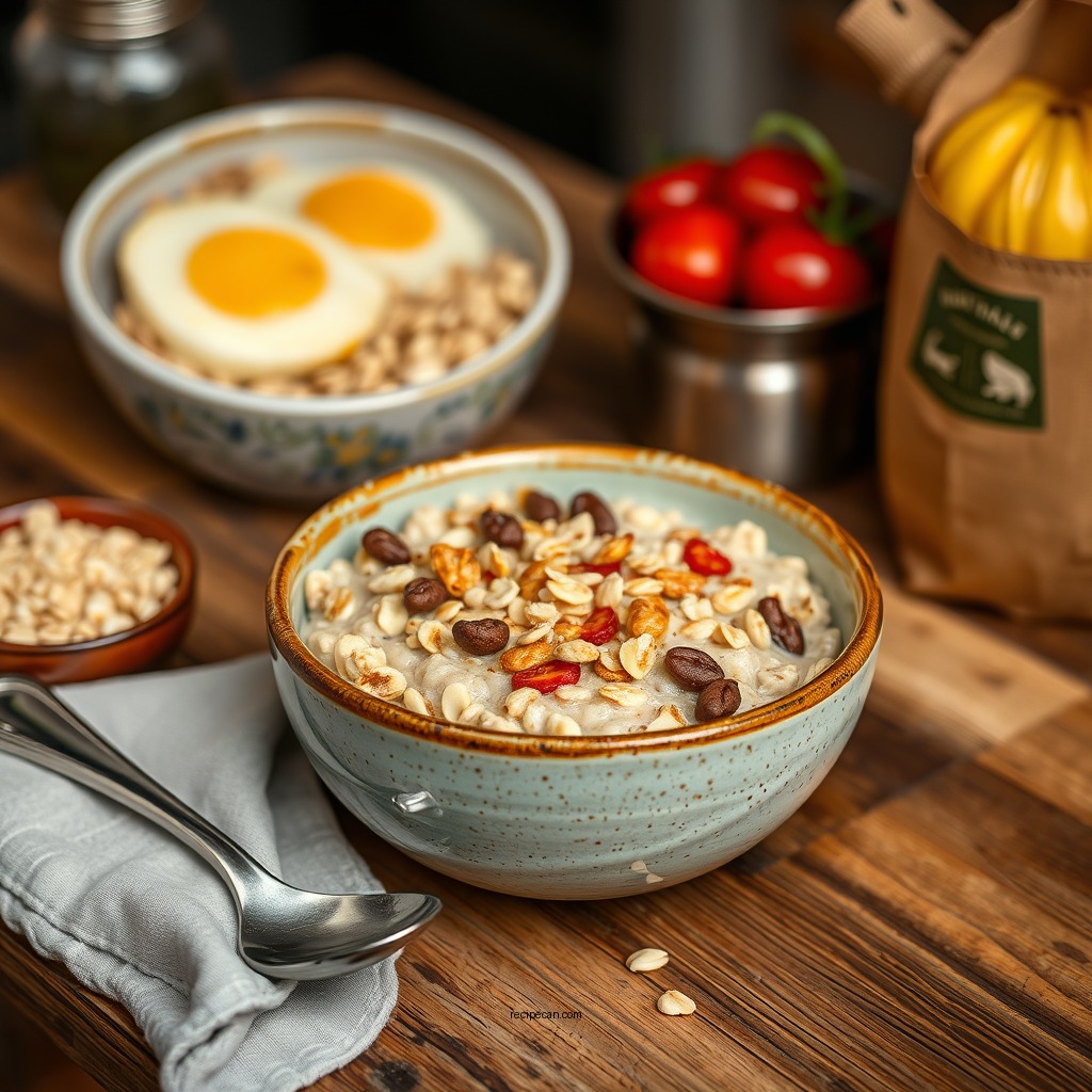 Breakfast Oatmeal Variations - oat recipe ideas