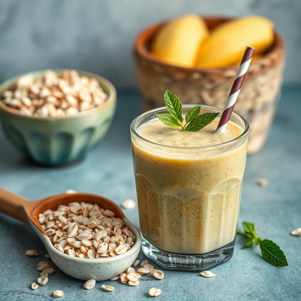 Ingredients You'll Need - oat smoothie recipe