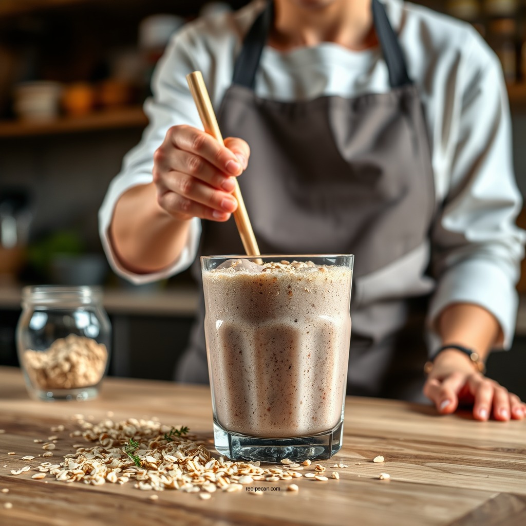 Preparation Steps - oat smoothie recipe