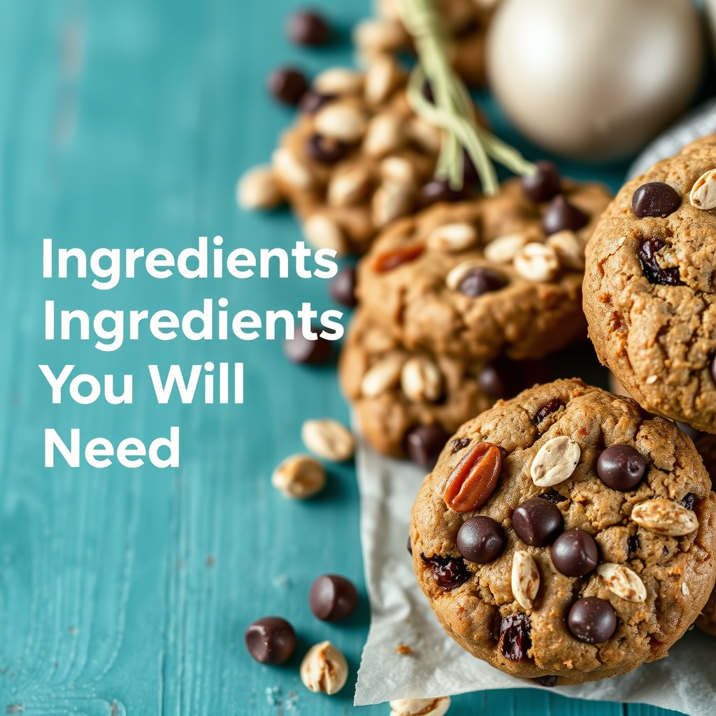 Ingredients You Will Need - oatmeal chocolate chip cookies recipe